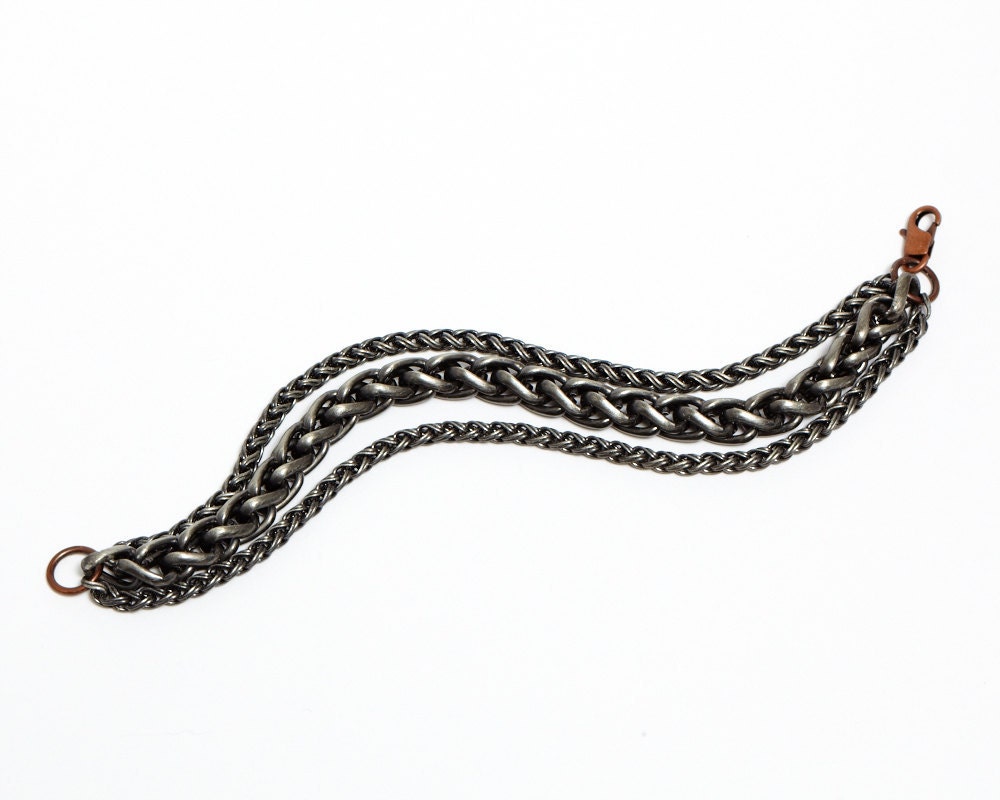 Triple chain bracelet - Bali collection