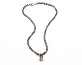 Skull single-strand necklace - Bali collection