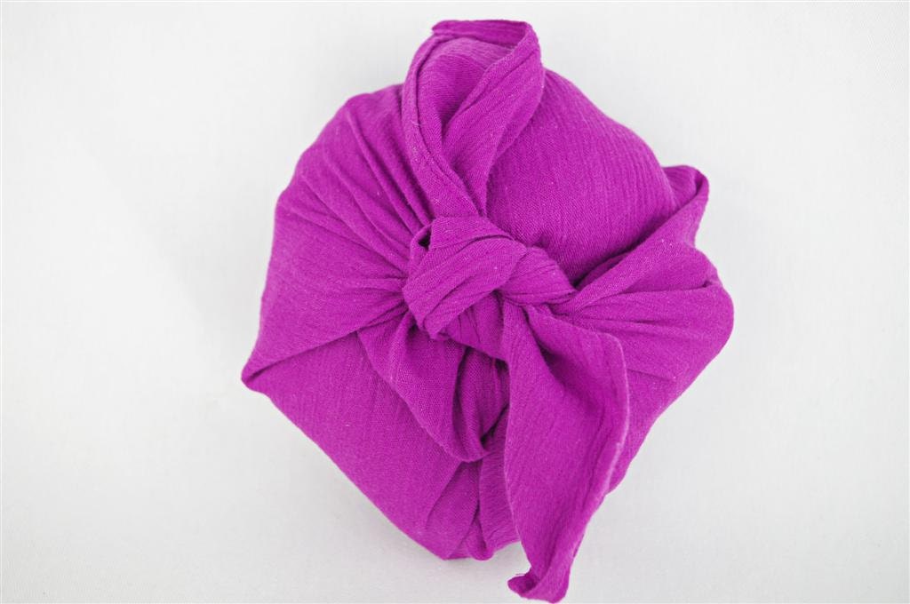 Magenta Cheesecloth Placenta Wrapping Cloth for Lotus Birth