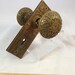 Antique Eastlake Aesthetic Doorknob Set