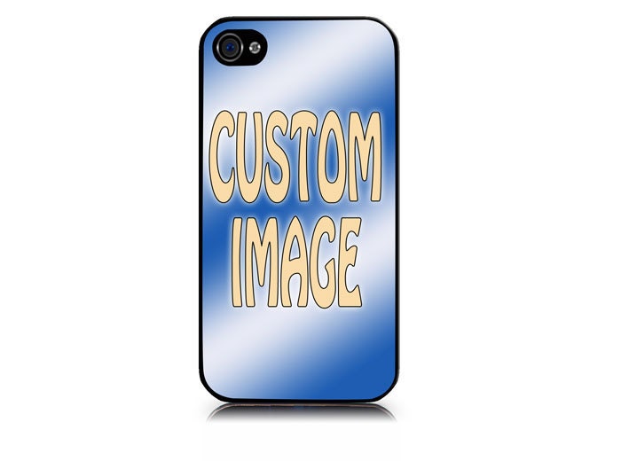 CUSTOM iPhone 4, 4S, 5  case includes screen protector and cleaning cloth. Available in black or white