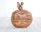 Squirrel Nut Bowl Cook Jar Ceramic Container Dish