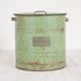 Vintage Lingerie Washing Container, Metal Storage Canister