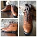 Killer Brown Leather Ankle Boots With Strap Size 6