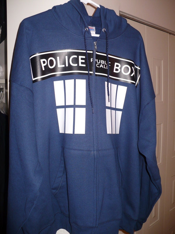 TARDIS Hoodie (Zip-Up)
