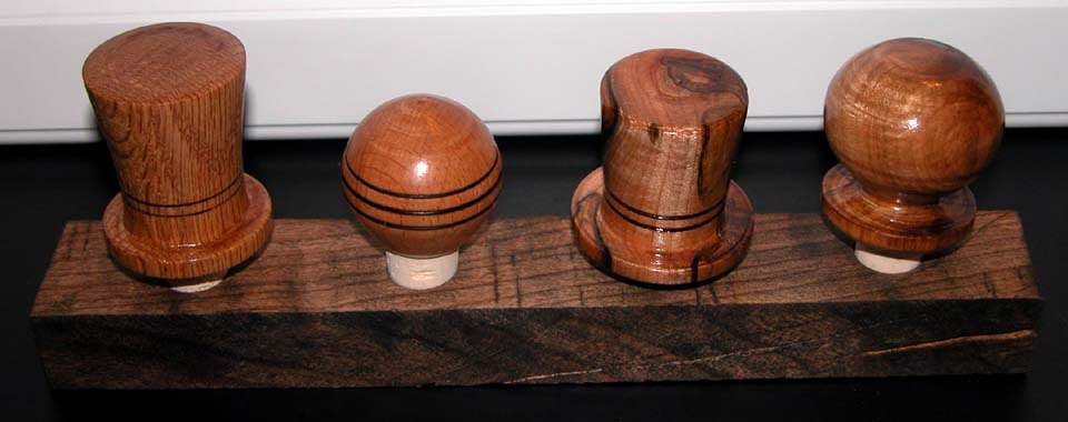 Bottle Stopper and Wine Cork handmade from American Hardwood