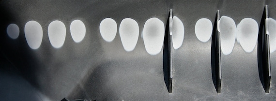 Abstract Black and White Fine Art Photography Elipses - 8x22 Abstract