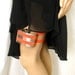 Flask Garter - 4oz flask  - Carrot Orange - fun and sexy gift