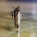 Vintage GOLF BAG and CLUBS English Sterling Silver Charm. Moveable Clubs. Father's Day.