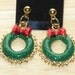 Wreath earrings