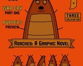 Roaches: A Graphic Novel plus Bookmark and Sticker