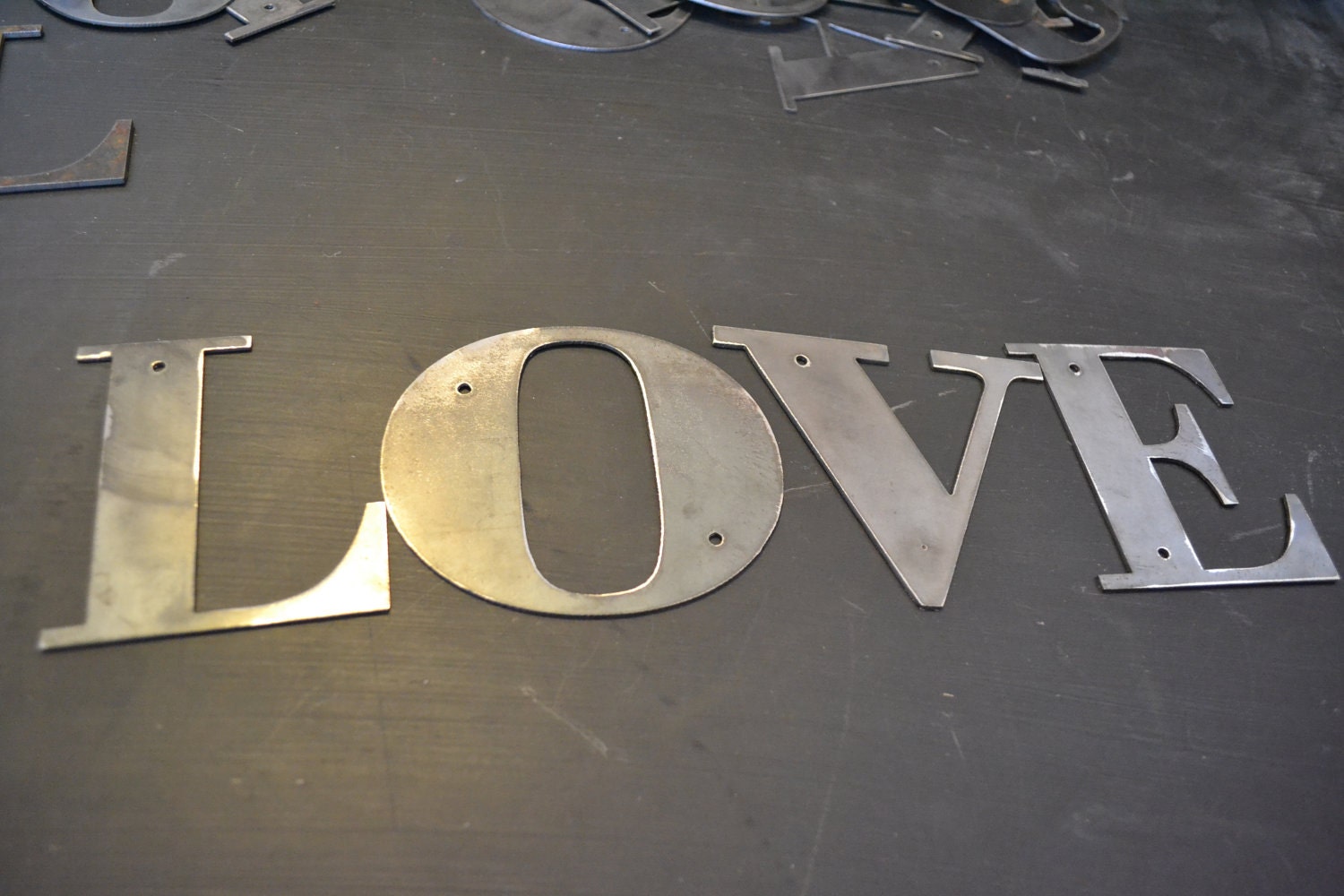 Metal Letter 4 inch tall