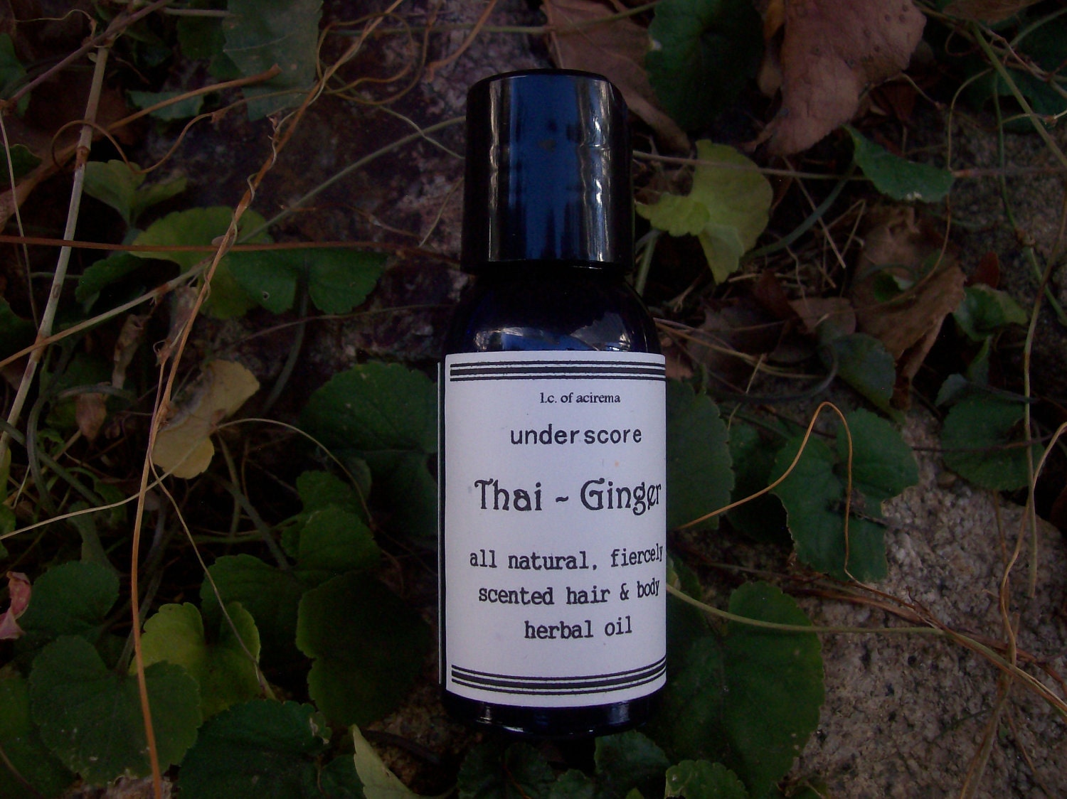 Thai-Ginger, hair and body herbal oil, all natural, fiercely scented