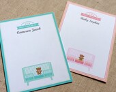 Personalized Stationery for Baby / Personalized Stationary / Baby Note Cards