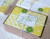 Gingham Thank You Cards