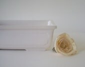 Haeger White Rectangular Planter / Dish