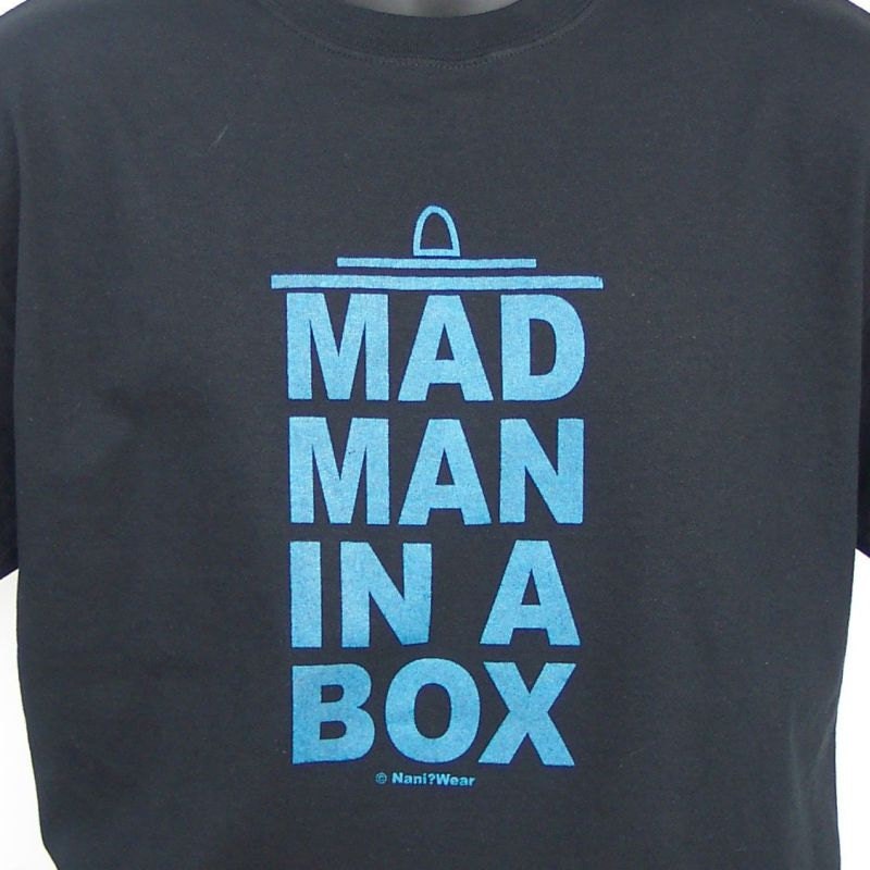 T-Shirt 11th Doctor Who: Man Man In a Box Black