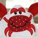 PERSONALIZED Crab hooded swim or bath towel and wash cloth