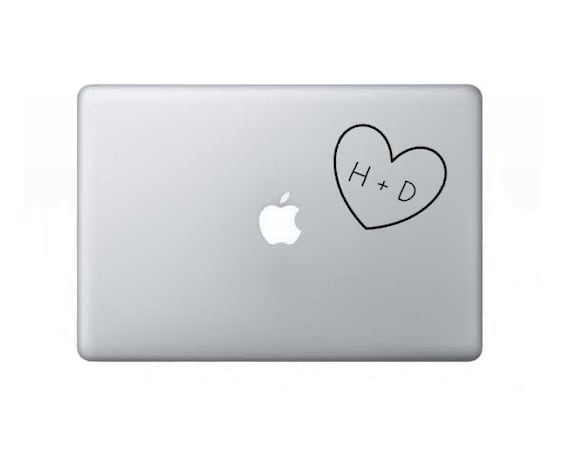 Personalized Heart Vinyl Decal