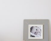 distressed handmade picture frame with classic trim