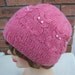 Hand Knitt Owl Hat, Cable Benie Hat, Women Hat in Pink, Pink Hat, Handmade Hat