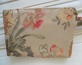 pouch floreal retro style, case, small bag, small purse