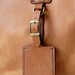 Handstitched Cognac Leather Tote Bag