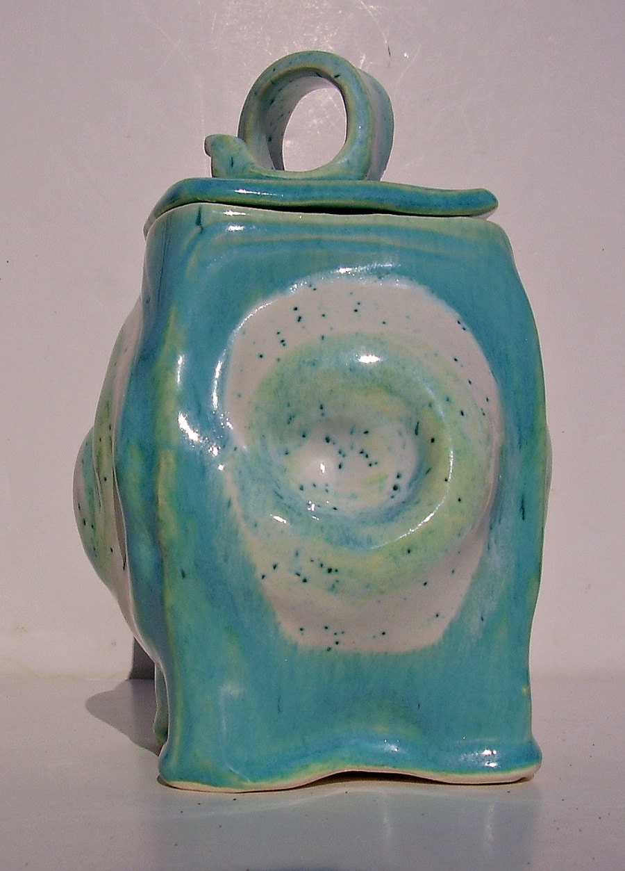 Contemporary lidded jar