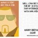Big Lebowski Birthday Cards - 12 greeting cards and envelopes perfect for home, office, school, church