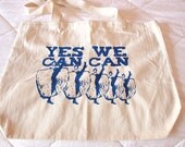 Yes We Can Can tote bag - screen printed