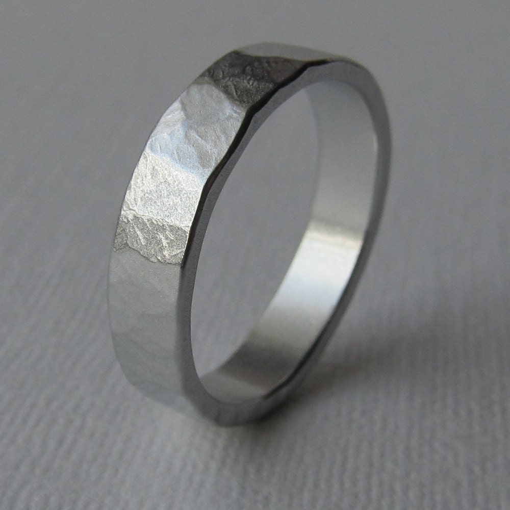 Men's textured aluminum wedding ring mens gift unique wedding band 10 ... Men's textured aluminum wedding ring mens gift unique wedding band 10 ...