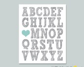 Alphabet Wall Art - Kids Room
