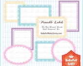Buy 2 Get 2 Free ---- Digital Label Sticker Tags Set 2--- Personal and Small Commercial Use ---- BB 0084