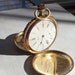 American Waltham Floral Design Pocket Watch