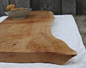 Maple wood cutting /serving board, salvaged wood & natural oil finish