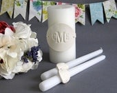 PERSONALIZED Unity Candle Ceremony Set - Gift Boxed