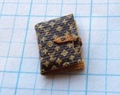 DOLLHOUSE MINIATURE - Designer LV Journal Book  - by Pat Tyler Leather Miniatures