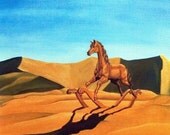 Rocking Horse in Acrylic Print,  8x10 Art Print