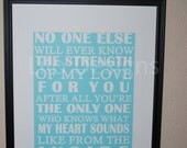Custom The Strength of My Love for You