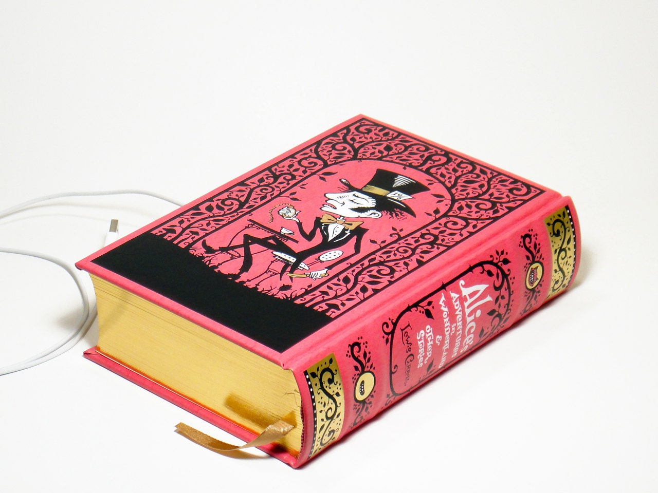 Alice in Wonderland Book Charger for iPhone 4S and iPod
