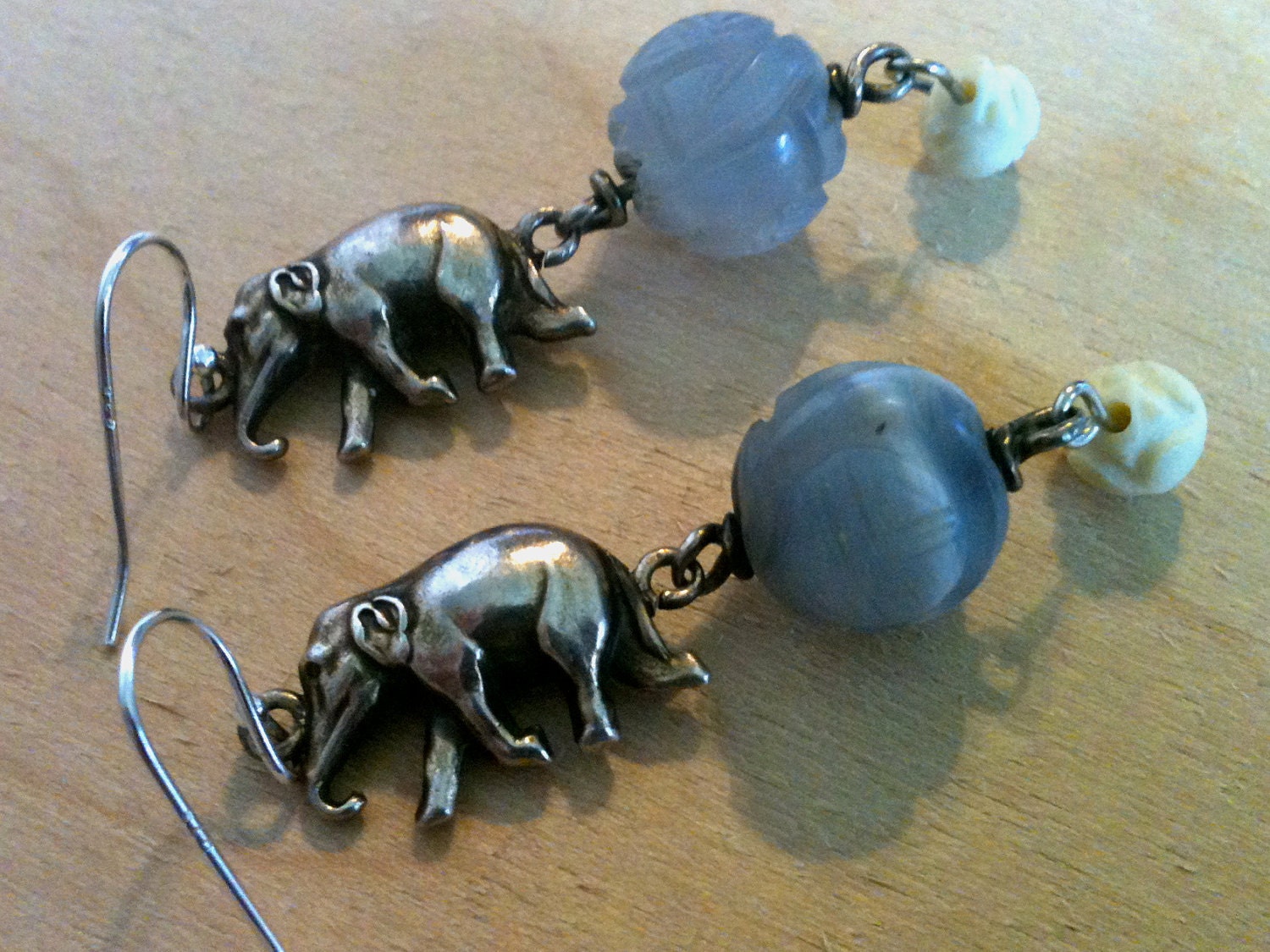 Sterling Silver Elephant Earrings - MothersOnTheMountain