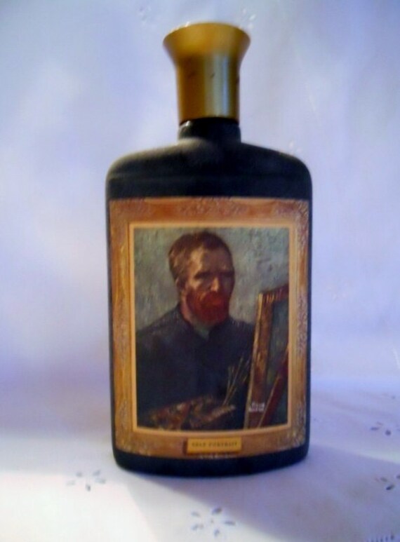 Jim+Beam+Bottles+Price+Guide Jim Beam Collector's Bottle: Van Gogh's Self Portrait by EdsAttic