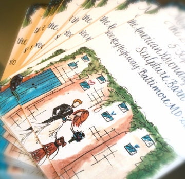 Illustrated Wedding Invitations