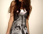 Wolf Animal New Wave Punk Rock T-Shirt  Tank Top M