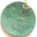 Ceramic Dish Bird Mint Plate Jewelry Dish Hummingbird Ring Holder Home Decoration Pottery