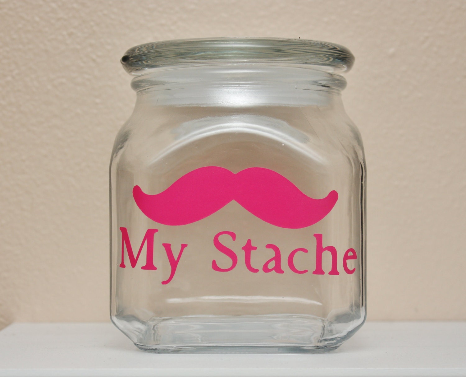 My Stache - Mustache Money Jar - Hot Pink