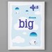 Children's Bedroom or Nursery Art Print "Dream Big"