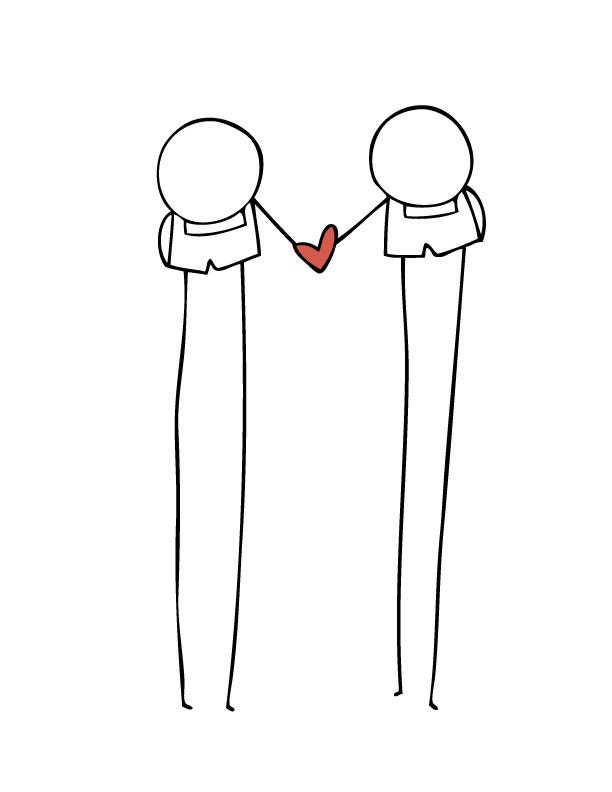 100% PC Recycled Gay Friendly LOVE Card & Envelope (Boy loves Boy) Perfect for Valentines Day