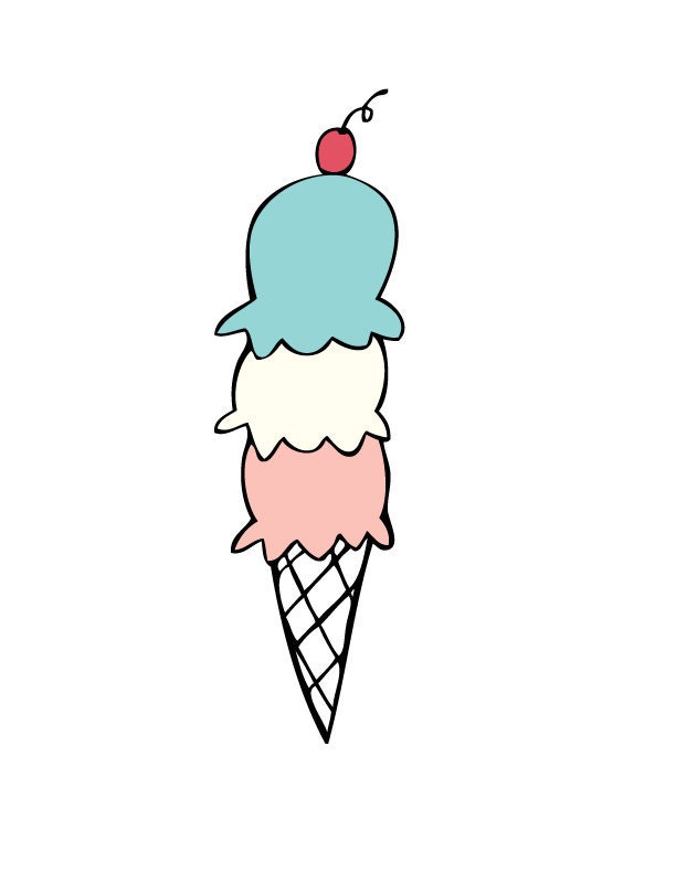 100% PC Recycled ICE-CREAM  Card & Envelope