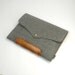11"  Macbook Pro sleeve 11" Macbook Air Sleeve Leather 11 macbook Case Handmade Felt Laptop case Macbook Retina-Grey :E1137-MGra02